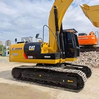 Prix bas, bon état, performances puissantes pour excavatrice diesel 323D2L de 23 tonnes, travaux de terrassement, chantier minier, nivellement des terrains