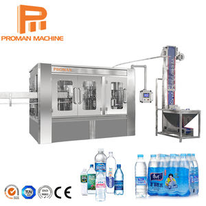 Machine de remplissage et d'embouteillage automatique clé en main A à Z pour bouteilles en <span class=keywords><strong>plastique</strong></span> PET de 33 cl, 50 cl et 1500 ml, pour eau minérale et boissons - Product Image 1