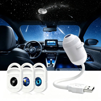 Projecteur d'étoiles intelligent, lampe de nuit USB, lampe de nébuleuse galactique, lumière de projection LED 2 en 1, décoration de chambre à coucher, OEM personnalisable