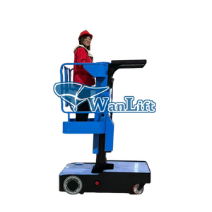 Plataforma Elevadora de Canasta Wanlift Estándar del Reino Unido de 3m 5m, Autopropulsada, Recolector de Pedidos, Elevador Eléctrico de un Solo Mástil - Product Image 6