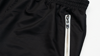 Ensemble de shorts de sport pour hommes en nylon 100% à séchage rapide sérigraphie Logo taille moyenne t-shirt léger et brillant