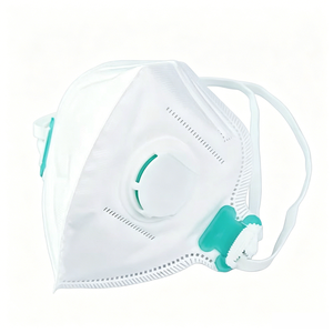 <span class=keywords><strong>Masque</strong></span> FFP3 KN95 avec valve et sangle de tête sécurisée, <span class=keywords><strong>masque</strong></span> facial jetable pliable à 6 couches <span class=keywords><strong>pour</strong></span> les secteurs industriels lourds - Product Image 2