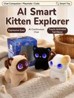 Peluche Intelligente IA avec ChatGPT, Jouet Parlant pour Enfants, Apprentissage du Contabillement d'Histoires, Conversation Vocale, Cadeau Robot IA