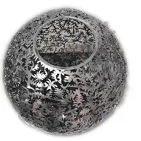 OEM artware מופשט פיסול נירוסטה פירסינג 3D כדור עבור חיצוני קישוט