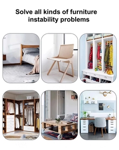 <span class=keywords><strong>Angle</strong></span> droit en métal pour écrans de meubles Robuste et durable pour la maison Armoire murale en forme de L Étagère d'<span class=keywords><strong>angle</strong></span> - Product Image 5