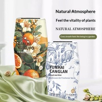 Diffuseur d'ambiance longue durée 400 ml pour salles de bain, désodorisant sans flamme éliminateur d'odeurs (60-90 jours)