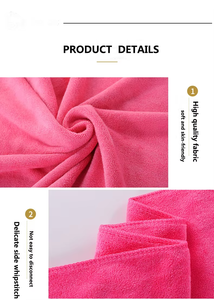 Toalla de baño de microfibra de terciopelo con logotipo personalizado, estilo liso de lujo para uso doméstico, toalla de spa para manos y cara para Hotel y Spa - Product Image 4
