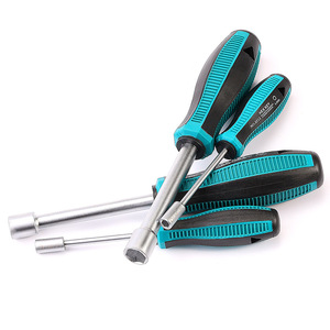 Tournevis à douille hexagonale industrielle Power Lion 6 angles 5,5/7/8 mm, clé hexagonale externe, tête Torx 6 angles en chrome-plastique OEM - Product Image 3