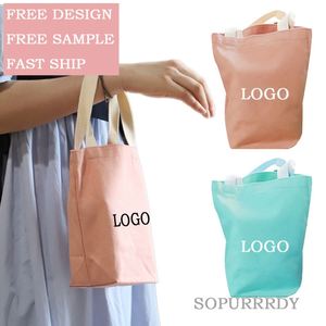Custom Logo Coin <b>Purse</b> <b>Cute</b> Mini Blank Change <b>Purse</b> Shopping Cotton Canvas Small Tote Bags High Quality Colorful Handbags - Product Image 1
