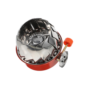 Hot Sale Factory Price Portable Wind Proof Red Alloy Mini Foldable Single Burner Butane <b>Gas</b> Stove <b>Ignition</b> for Outdoor Camping - Product Image 1