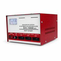 Stabilisator Tegangan Satu Fasa Regulator Tegangan Otomatis 220V AVR Bersertifikasi CE SVC 1000VA 1KVA Regulator Tegangan Satu Fasa