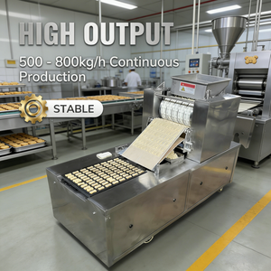 Usine de fabrication automatique de biscuits, machine à biscuits au chocolat, machine à biscuits électrique personnalisable et coupe-biscuits efficace - Product Image 2