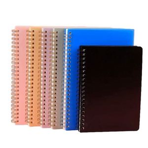 Wholesale Customizable A5/B5 <b>Cute</b> Hard Spiral Binding <b>Notebook</b> School Use Gift PP Cover for Students - Product Image 1