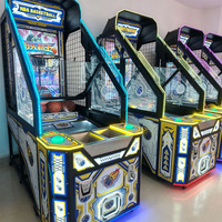 Machine de jeu de basket vidéo en métal Transform Alliance, jeu d'arcade à monnayeur avec interface en anglais, design pliable pour