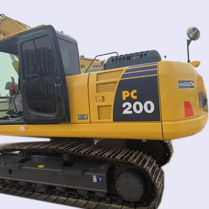 원래 Komatsu PC200 굴삭기, 낮은 근무 시간 사용 Komatsu 크롤러 굴삭기/중고 Komatsu 굴착기 판매