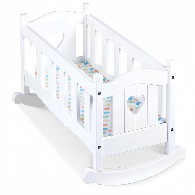 Luxurious Solid Wood Baby Crib for