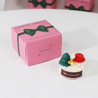 Bougie de Noël fantaisie de haute qualité pour le jour de Noël, cadeaux peints décoratifs pour les fêtes et les fêtes de fin d'année, cadeaux de Noël pour la maison