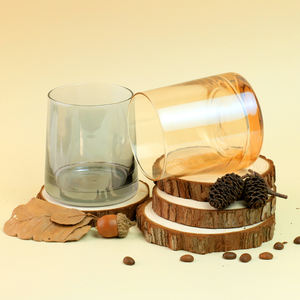 Grande quantité <span class=keywords><strong>en</strong></span> stock, Vente directe usine, Faible MOQ, Meilleure vente : Pot à bougie <span class=keywords><strong>en</strong></span> <span class=keywords><strong>verre</strong></span> coloré <span class=keywords><strong>avec</strong></span> ou sans <span class=keywords><strong>couvercle</strong></span> pour la décoration de la maison, des hôtels, des bars et des fêtes. - Product Image 6