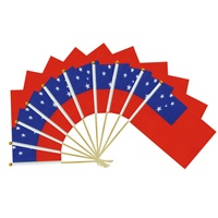 Drapeau personnalisé à agiter à la main, drapeau Samoyed, pour événements sportifs, festivals, célébrations, décorations de fête