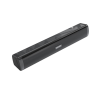 Hadiah Promosi Bisnis Kustom Speaker Bluetooth Soundbar 5W*2 Baterai 1800mAh Desain Modern Plastik+Logam Ukiran Logam