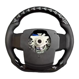 Volant de voiture en fibre de carbone suédé de style sport personnalisé pour Yo Ta Alp ha Rd 2020 - Product Image 6