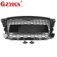 Pour Audi A3 S3 8P 2008-2012, calandre avant style RS3, grille en nid d'abeille brillante, calandre de voiture 8P0853651M 8P0853651N