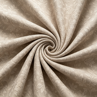 Tissu Jacquard Brocart 100% Polyester Teint Anti-Déchirure Poids Moyen Largeur 98 pouces pour Rideaux et Intérieurs – Prix Compétitif