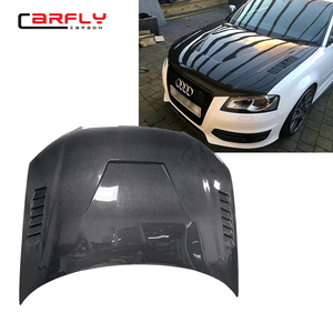 Capot en fibre de carbone véritable style VM pour <span class=keywords><strong>Audi</strong></span> <span class=keywords><strong>A3</strong></span> S3 <span class=keywords><strong>8P</strong></span> Coupé 2009-2012, bonne qualité - Product Image 1
