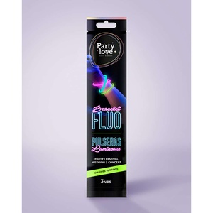 3 pz bracciali fluorescenti per bomboniere - Product Image 1