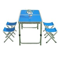 Table pliante moderne en alliage d'aluminium pour l'extérieur - Portable pour le camping, le parc, les pique-niques, la maison et le bureau