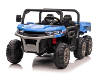 Coche de Juguete de Plástico con Batería de 12 V para Niños de 2 a 10 Años, Certificado por CE y ASTM, Tractor Grande de 6 Ruedas