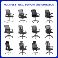 Chaise de bureau surdimensionnée, fabricant chinois, chaise d'ordinateur à assise large, chaise de bureau ergonomique réglable en hauteur, chaise de bureau en maille