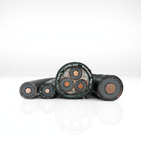 Câble d'alimentation industriel blindé Aoguli 16 mm à 3/4/5 conducteurs pour construction souterraine, moyenne tension, conducteur en cuivre, gaine PVC