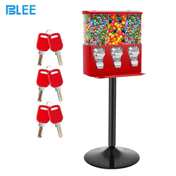 Popular Kids small candy vending machine coin operated commercial party capsule toys nuts candy vending machine