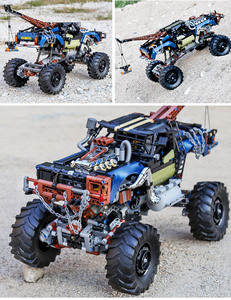 Mould <span class=keywords><strong>King</strong></span> 18006 Camion de Remorquage Rebel Motorisé <span class=keywords><strong>Jouet</strong></span> de Voiture 2021 <span class=keywords><strong>Jouet</strong></span> de Construction Éducatif pour Enfants Cadeau pour Enfant Briques DIY Lepini Techn - Product Image 4