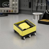 Bobine EPC25 à noyau de ferrite, transformateur haute fréquence, type compact SMD DIP, bobinage de bobine SMPS, fabrication en usine