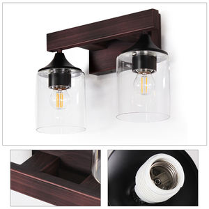 Lampe murale LED intérieure au design nordique moderne, nouvelle conception, indice de protection IP44, éclairage réglable pour miroir de salle de bain et peinture murale - Product Image 3