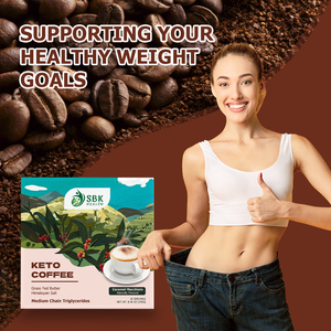 Café Keto Marque Blanche à Teneur Élevée en Matières Grasses pour une Activité Métabolique Efficace – Boost Caramel Macchiato Satiété Instantanée - Product Image 3
