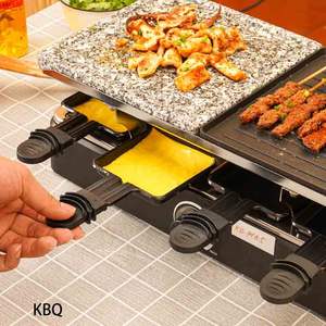 Four à griller pour fête à la maison Barbecue de pique-nique détachable Barbecue électrique antiadhésif Barbecue à <span class=keywords><strong>raclette</strong></span> pour 8 personnes - Product Image 6