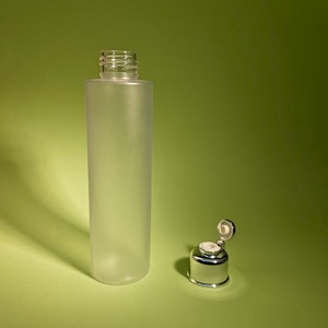 <strong>Manufacturer</strong> Custom Flip <strong>Top</strong> Cap Frosted Plastic Pet Bottle Face Skincare Bottles for <strong>Cosmetics</strong> Packaging - Product Image 4