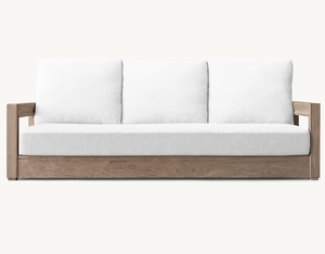 Nouveau canapé design, mobilier de patio extérieur, canapé-lit en teck massif, ensembles de canapés - Product Image 4