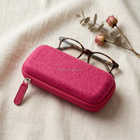 Étui à lunettes de soleil personnalisable en gros pour fabricants, boîte de rangement portable simple et rectangulaire avec logo imprimable