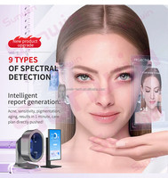 Máquina Profesional de Análisis de Piel y Cuero Cabelludo con IA, Escáner Facial 3D, Prueba de Humedad, Detección de Envejecimiento, Informes de Salud y UV