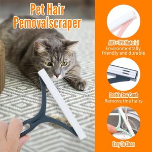 New Design Luxury Eco-Friendly <b>Plastic</b> Rubber Portable Pet Grooming <b>Roller</b> Brush for Cats Self-Cleaning Reusable <b>Hair</b> Remover - Product Image 3