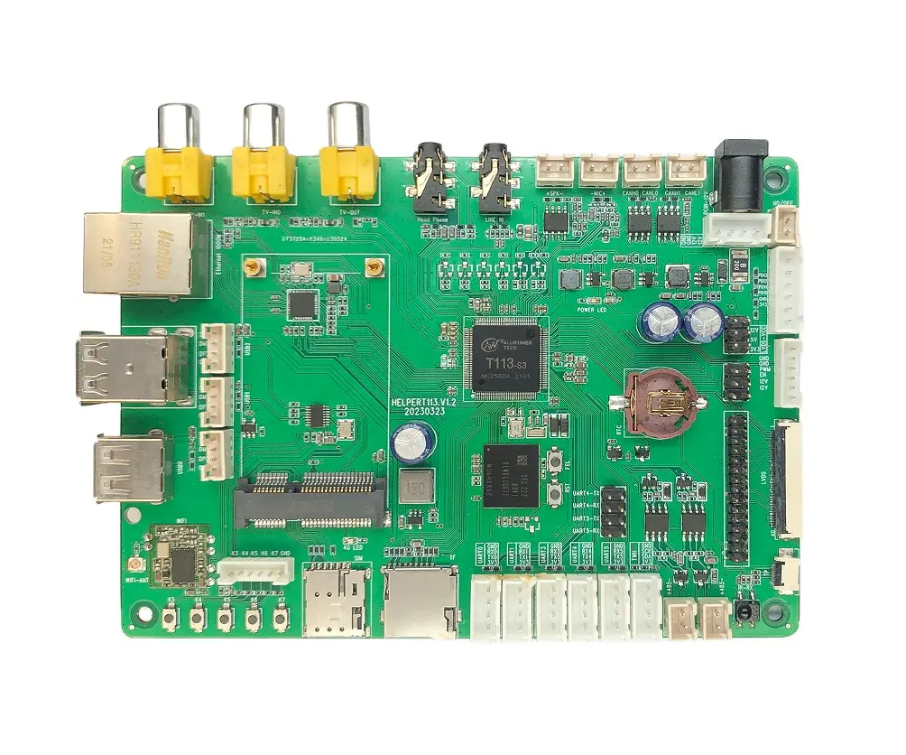 Helper T113-S3 Allwinner chip dual core para solução industrial HMI controle do instrumento do carro PLC placa linux