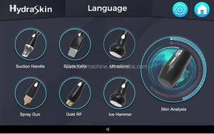 Equipo <span class=keywords><strong>de</strong></span> Microdermoabrasión 7 en 1 Smart Ice Blue Plus para Análisis <span class=keywords><strong>de</strong></span> Piel, Hidrodermoabrasión, Peeling, SPA, Piezas para Máquina Facial para Salón - Product Image 5