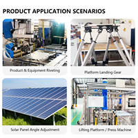 Silinder Hidrolik Pneumatik Elektrik Baja Tahan Karat Tahan Air IP65 Motor Servo Gerak Linear Robot Kolaboratif Bantalan Gigi