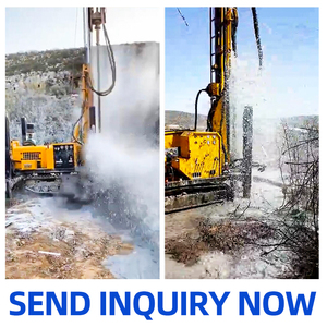 Pneumatic & Hydraulic Well <b>Drilling</b> Rig 100m to 600m Borehole Water <b>Drilling</b> <b>Machine</b> with Engine and Pump Crawler Rig - Product Image 5