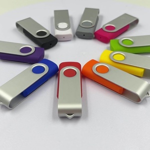 Dispositivo USB Giratorio Colorido, Marca Personalizada, Unidad Flash USB 3.0, Memoria USB Metálica Económica de 16GB 32GB 64GB - Product Image 3