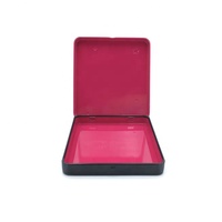 Boîte métallique rectangulaire personnalisée imprimée, conteneur de stockage de tampons, boîte en étain pour serviettes hygiéniques